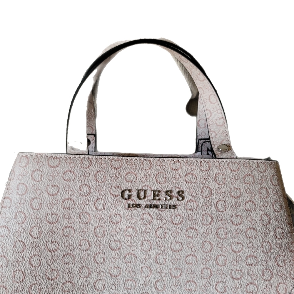 Guess Handbag Pink Satchel Crossbody Bag - Picture 2 of 6